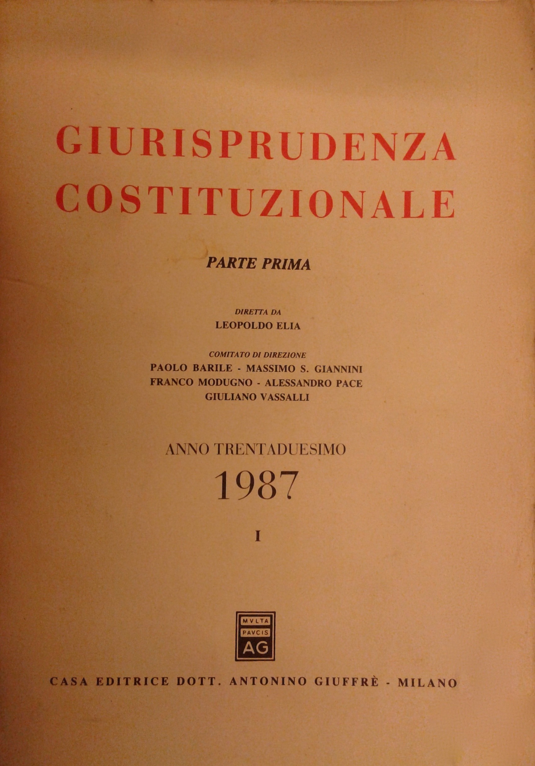 Giurisprudenza Costituzionale