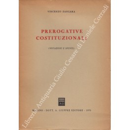 Prerogative costituzionali