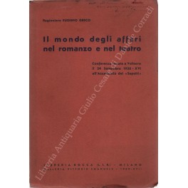 Il mondo degli affari nel romanzo e nel teatro