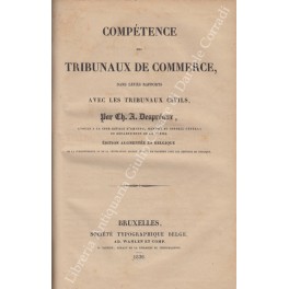 Competence des tribunaux de commerce