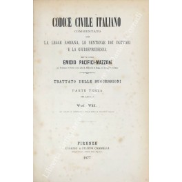 Codice civile italiano commentato con la legge romana