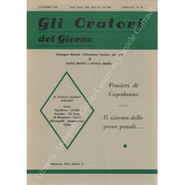 Gli oratori del giorno. Rassegna mensile d'eloquenza. Anno VIII - Numero 2. Febbraio 1934. 