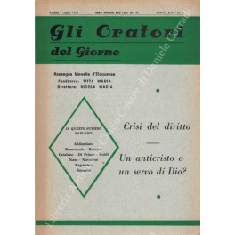 Gli oratori del giorno. Rassegna mensile d'eloquenza. Anno VIII - Numero 2. Febbraio 1934. 