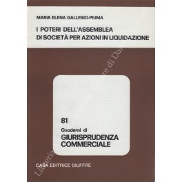 I poteri dell'assemblea di società per azioni in l