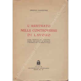 L'arbitrato nelle controversie di lavoro