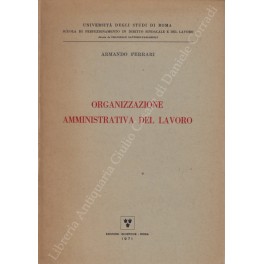 Organizzazione amministrativa del lavoro