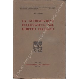 La giurisdizione ecclesiastica nel diritto italiano