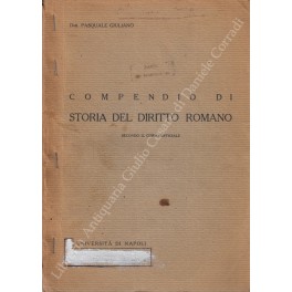 Compendio di storia del diritto romano