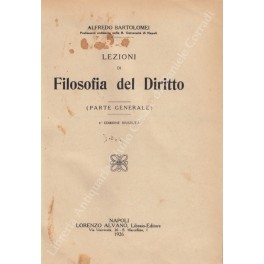 Lezioni di filosofia del diritto