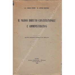 Il nuovo diritto costituzionale e amministrativo