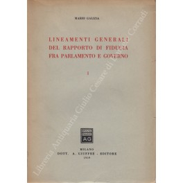 Lineamenti generali del rapporto di fiducia fra Parlamento e Governo