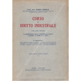 Corso di diritto industriale