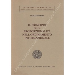 Il principio della proporzionalità nell'ordinamento internazionale