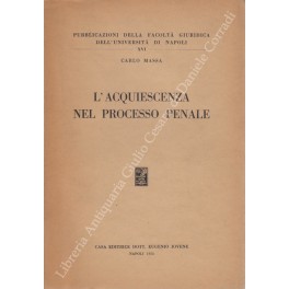 L'acquiescenza nel processo penale