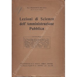 Compendio delle lezioni di diritto amministrativo