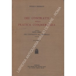 Dei contratti nella pratica commerciale