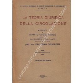 La teoria giuridica della circolazione