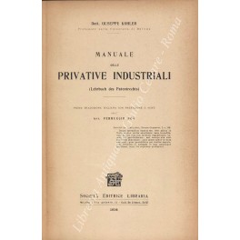 Manuale delle privative industriali