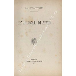 De' giudicati di stato