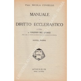 Manuale di diritto ecclesiastico