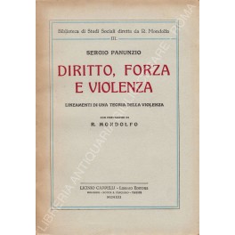 Diritto, forza e violenza