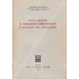 Sulla nozione di ordinamento aministrativo