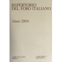 Repertorio Generale Annuale del Foro Italiano. Annata 2004