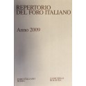 Repertorio Generale Annuale del Foro Italiano. Annata 2009