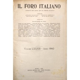 Il Foro Italiano. Annata 1960