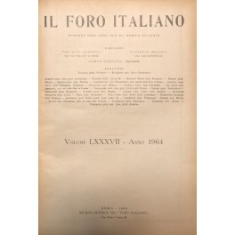 Il Foro Italiano. Annata 1964