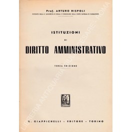 Istituzioni di diritto amministrativo