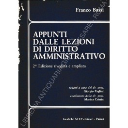 Appunti dalle lezioni di diritto amministrativo