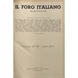 Il Foro Italiano. Annata 1975