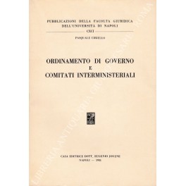 Ordinamento di governo e comitati interministeriali