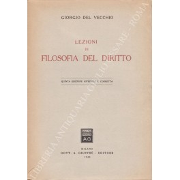 Lezioni di filosofia del diritto