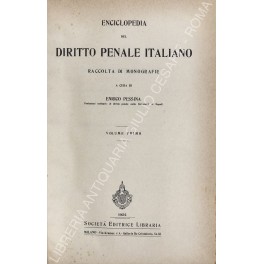 Enciclopedia del diritto penale italiano