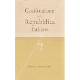 Costituzione della Repubblica Italiana