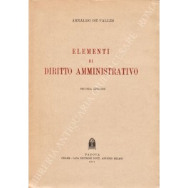 Elementi di diritto amministrativo