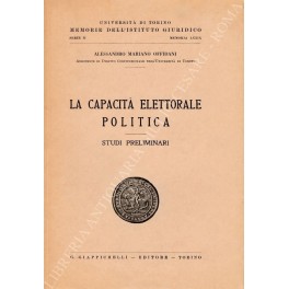 La capacità elettorale politica