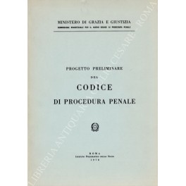 Progetto preliminare del Codice di procedura penale