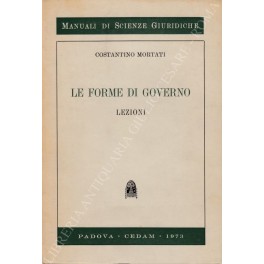 Le forme di governo. Lezioni