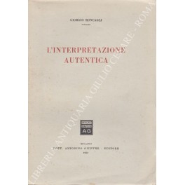 L'interpretazione autentica