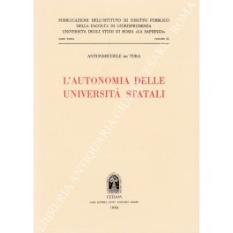 L'autonomia delle università statali