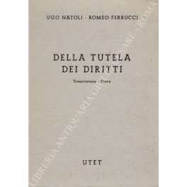 Della tutela dei diritti. Trascrizione - Prove