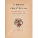 Los principios del derecho publico