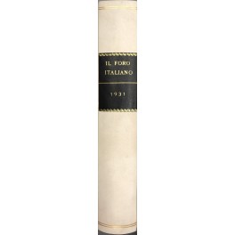 Il Foro Italiano. Annata 1931