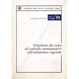 Contributo alla teoria del controllo