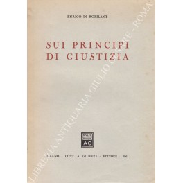 Sui principi di giustizia