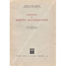 Lezioni di diritto ecclesiastico