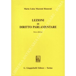 Lezioni di diritto parlamentare